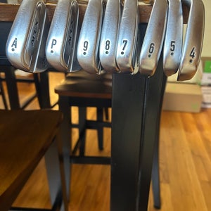 Men's 2021 Callaway Apex Pro Right Handed Iron Set Stiff Flex (8 Clubs) #4 - #9, PW, GW Steel Shaft