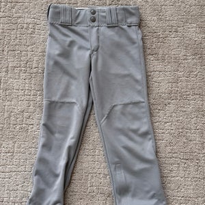 Gray Unisex XS Youth Russell Athletic Game Pants (Used)
