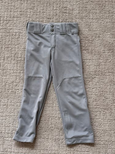 Gray Unisex XS Youth Russell Athletic Game Pants (Used)