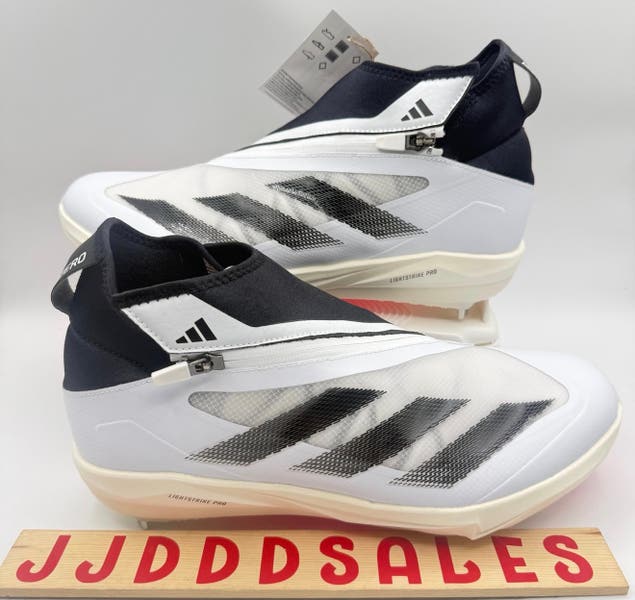 Adidas Adizero Impact+ Baseball Cleats White Black Pink  display picture 1