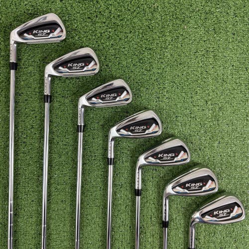 Cobra King SZ Speedzone One Length Iron Set 5-PW GW KBS Tour 90 Left Handed