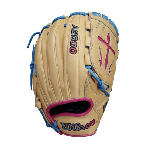 Wilson A2000 2024 AUGUST GOTM B23 Sky Blue/Pink 12.00" Baseball Glove: WBW102788