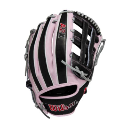 Wilson 2025 Summer A2K DW5 Black/Lavender 12.00" Baseball Glove WBW10328912