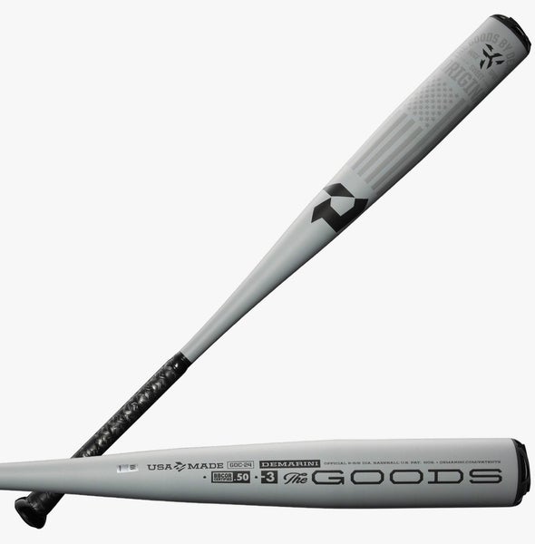DeMarini 2024 The Goods One Piece BBCOR Baseball Bat WBD2463010