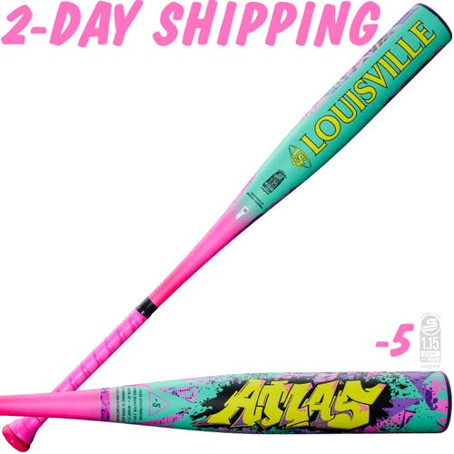 NEW |  2026 Louisville Slugger ATLAS WILDSTYLE 30"/25 oz USSSA Travel 2¾" Bat w/Warranty | FAST SHIP