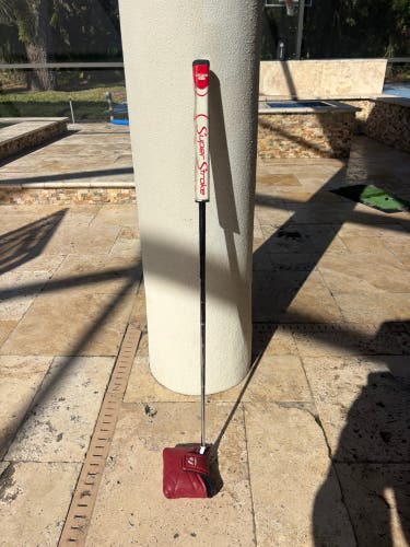 White Unisex 2023 TaylorMade Ghost Spider Mallet Right Handed Putter 34.5" (Used)