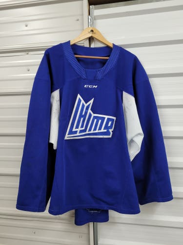 Rare! Goalie Cut Blue CCM LHJMQ Practice Jersey (Used)