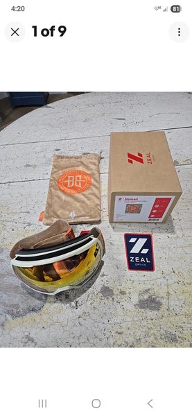 Unisex Zeal Nomad Ski Goggles Large (New)