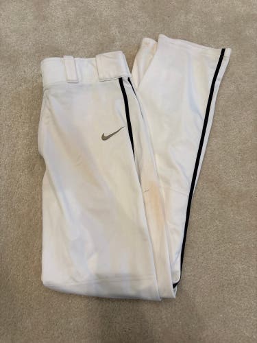 White Men's Medium Adult Nike Game Pants (Used)