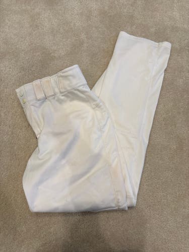 White Men's Medium Adult Under Armour Game Pants (Used)
