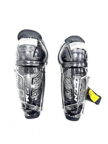 Used CCM TACKS Youth Shin Guards Black 8" 11860-S000303476