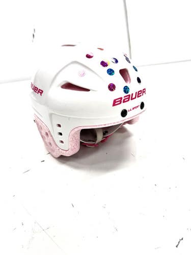 Used Bauer YOUTH Hockey Helmet Only White XS 11860-S000303485