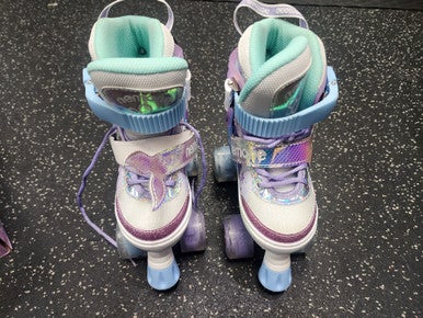 Used NEMONE Child Roller Quad Skates Purple Adjustable 11849-S000035890