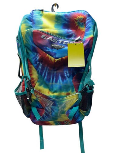 Used Easton TIE DYE BAT BAG BB/SB Player Carry Bag Yellow 11835-S000203269