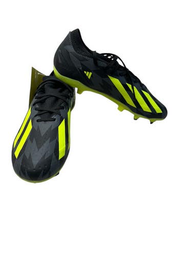 Used Adidas CRAZYFAST.3 Soccer Cleats Black And Optic Yellow Senior 8.5 11835-S000203321