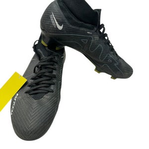 Used Nike AIR ZOOM Adult FB Cleats Black And Neon Green Senior 8.5 11835-S000203320