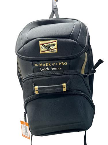 Used Rawlings THE MARK OF A PRO BB/SB Player Carry Bag Black 11835-S000203255