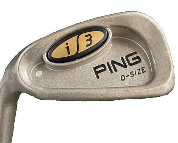 Ping i3 O-Size 6 Iron Silver Dot LH Men's Cushin JZ Stiff Steel 37.5" Nice Grip