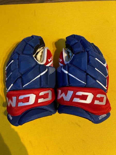Used pro stock CCM FT1 Montreal Canadiens Gloves 13"