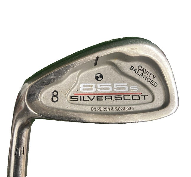 Tommy Armour 855s Silver Scot 8 Iron Black LH Men's Regular Steel 36" Good Grip