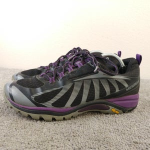 Merrell Siren Edge 3 Trail Hiking Shoes Womens Size 8 Sneakers Gray Purple