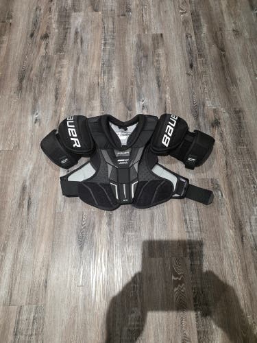 Jack Hughes Medium Senior Bauer Pro Series Shoulder Pads Pro Stock (New)