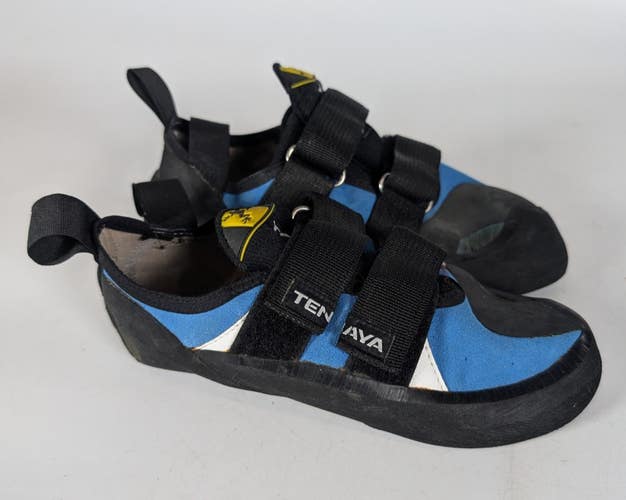 Tenaya Tanta Unisex Rock Climbing Shoes Size: Men's 4 / Women's 5 - Blue/Black