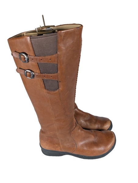 Keen 1005482 Bern Baby Womens Brown Leather Waterproof Riding Boots Size 10.5