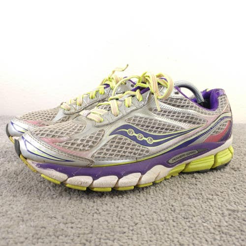Saucony Ride 7 Womens Size 8.5 Running Shoes Low Top Sneakers Purple Gray