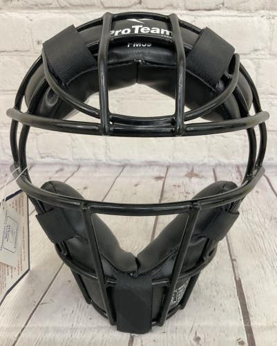 Pro Team NOCSAE FM5 Baseball Catcher's Facemask Black 9-12 Year Olds