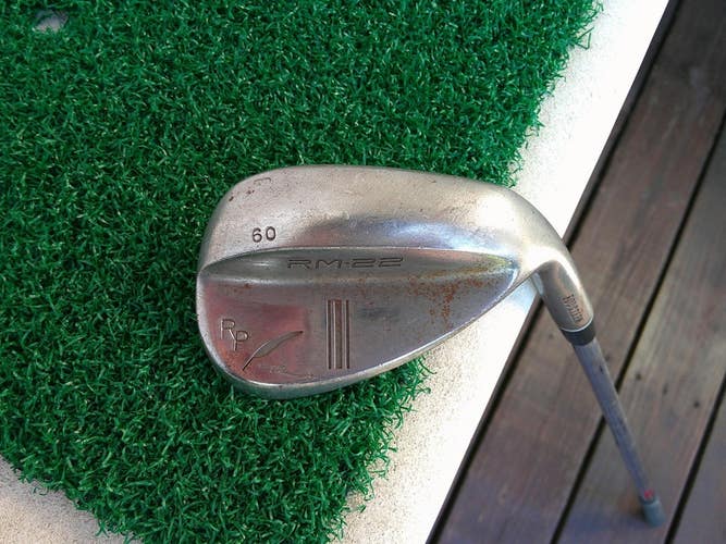 Tour Issue FOURTEEN RM-22 RAW 60* Lob Wedge w/ KBS TOUR 125g Stiff+ Flex Shaft