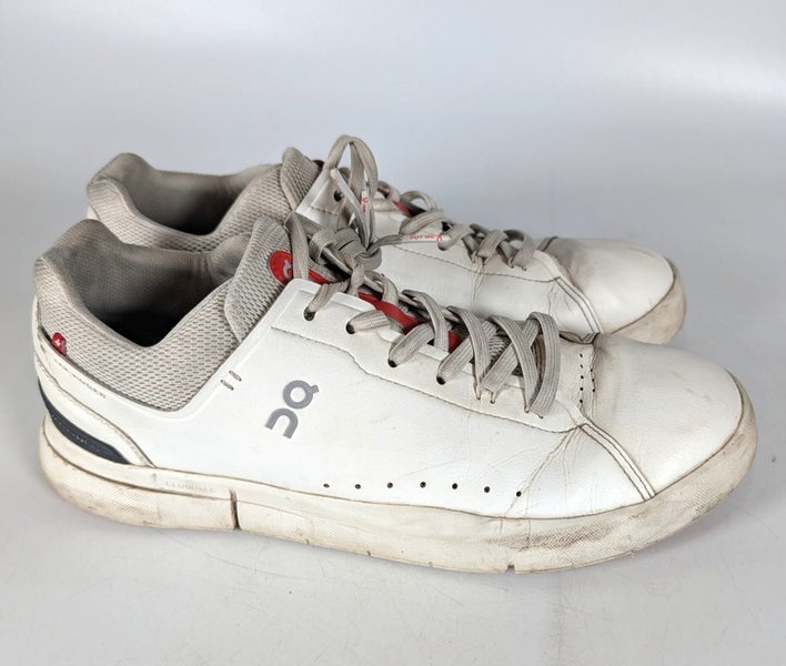 On Cloud The Roger Advantage Court Tennis Shoe Sneaker All White Mens 10.5