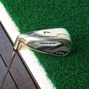 Callaway MAVRIK MAX 7-Iron w/ KBS MAX 80g Stiff Flex Shaft - LEFTY