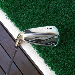 Callaway MAVRIK PRO 7-Iron w/ True Temper ELEVATE Stiff Flex Shaft - LEFTY