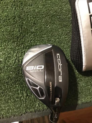 Cobra Bio Cell 21.5* 3-4 Hybrid Regular Aldila VX Graphite *VGC* & Head Cover