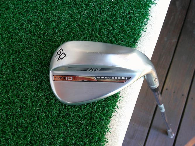 Titleist VOKEY Design SM10 TOUR CHROME 60.04F* Lob Wedge w/ Wedge Flex