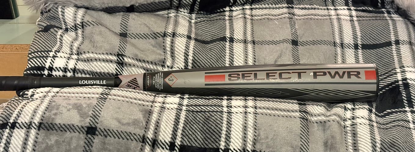 2026 Louisville Slugger Select PWR Hybrid BBCOR Certified Bat (-3) 30 oz 33" (Used)