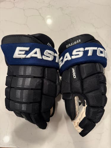 Stralman Tampa Bay Lightning Easton Pro Gloves 14" Pro Stock
