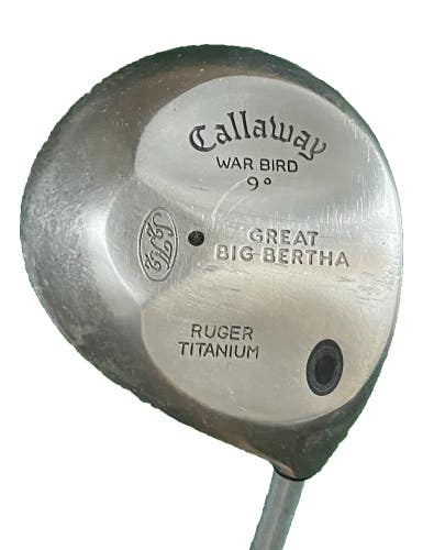 Callaway Great Big Bertha War Bird Ruger Ti Driver 9* RH Regular Graphite 44.5"