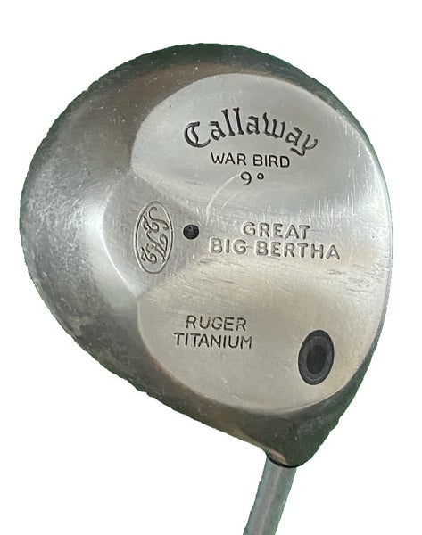 Callaway Great Big Bertha War Bird Ruger Ti Driver 9* RH Regular Graphite 44.5"