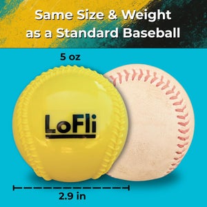(New) Lo Fli Limited flight training baseball (2 pack) 5oz balls same weight as standard ball