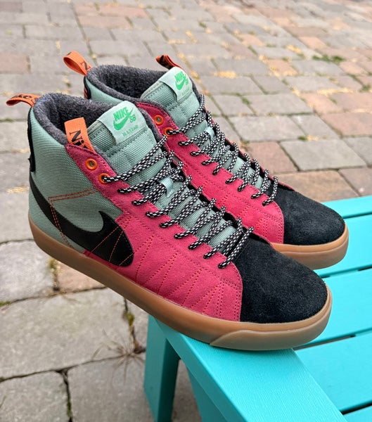 Men’s Nike SB Zoom Blazer Mid PRM Acclimate Jade Smoke DC8903-301 - US Size 10.5