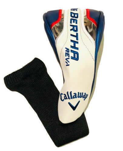 Callaway Big Bertha Reva Hybrid Headcover (Blue/Red/White) Rescue Golf Cover NEW