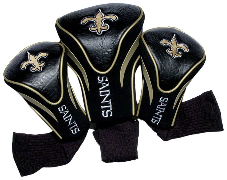 Team Golf Contour Golf Club Headcovers 3pk (New Orleans Saints) NFL NEW