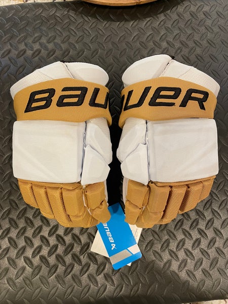New VGK NHL Bauer Vapor Hyperlite Gloves 13" Pro Stock (New)