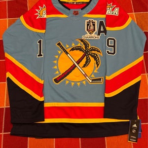 *NEW* Florida Panthers Reverse Retro #19 Matthew Tkachuk Stanley Cup Champions Adidas