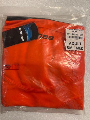 Orange Senior Medium Bauer Socks (New)