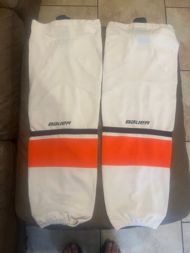 White Senior Bauer Socks (New)