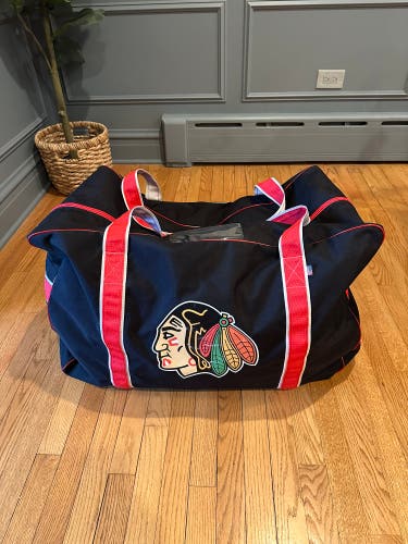 Chicago Blackhawks Pro Stock Hockey Equipment Bag by 4orte