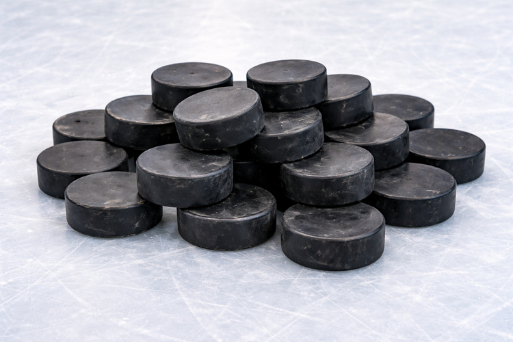 Used Hockey Pucks – 22 for $30 USD